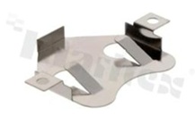 Battery holder; contact: phosphor bronze