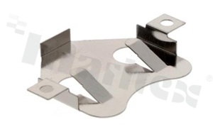 Battery holder; contact: phosphor bronze