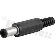 Złącza zasilające AC/DC; Cable, Free Hanging; Solder; Straight; Plug