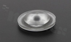 Lens for LED high power; mid power; angle: 141 to 166 degrees FWHM; Number of LEDs: 1; Dimensions: round 19mm; Height: 4.8mm; meterial: PMMA; Fastening: tape; pin