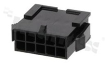 Korpus złącza kablowego; w rastrze 3.00mm; 10-stykowego [2x5]; męskie; dwurzędowe; na przewód AWG#20-24; 250V/5A