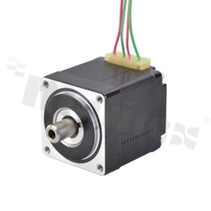 Silnik; krokowy, z wałem drążonym; dwubiegunowy; kąt kroku 1.8 st.; trzymający moment obrotowy 0.06Nm; 1A; 2.1ohm; 1.5mH; 4 przewody; 28.2x28.2x32.2mm