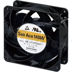 Fan; splash-proof; DC; 48VDC; 140x140x51mm; 6.0m3/min; 57.0dB; IP68.