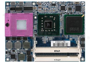 Intel Core 2 Duo/Celeron MCOM Express Module with Intel GM45 + ICH9-MChipset; Dual View; Dual-channel LVDS;4 PCI; 4 PCIex1; 1 PCIex16; 4 SATA; 8 USB; 8-bit GPIO