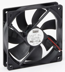 Wentylator; DC; 24VDC; 120x120x25mm; 2.41m3/min; 41.00dB; 2 przewody; IP68