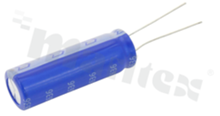 Superkondensator; 0.22F; 2.5V; 5.5x12mm; r=2mm; poziomy
