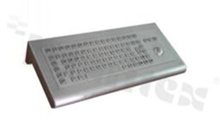 Metalowa klawiatura przemysłowa; IP65; 83 klawisze; trackball; USB; typu back mount; temperatura pracy od -10+60st.C; wymiary 440mm x 200mm