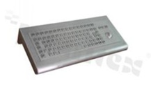 Metalowa klawiatura przemysłowa; IP65; 83 klawisze; trackball; USB; typu back mount; temperatura pracy od -10+60st.C; wymiary 440mm x 200mm