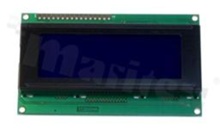 Display LCM; LCD character; 20x4 chars; STN blue negative; white LED backlighting; view 6:00