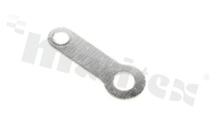 Konektor uziemiający; otwór 2.2mm; mosiężny; niklowany