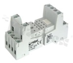 Socket for relay R2, R2N; 8 PIN; 12A; mounting: panel, DIN; 12A/300VAC