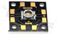 1xLED Cree XR-E module; brightness 62lm /350mA; warm white-8B; square 25 x 25mm; RoHS