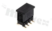 Listwa stykowa do PCB; w rastrze 2.54mm; 2x4 styków; montaż: SMD; męska; prosta; dwurzędowe