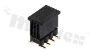 Listwa stykowa do PCB; w rastrze 2.54mm; 2x4 styków; montaż: SMD; męska; prosta; dwurzędowe