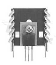 Heatsink; TO-220; 12.50x30.40x31.20mm; black; anodized aluminium; RoHS.