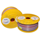 Przewód pojedynczy LGY/H05V-K; z wielodrutową miedzianą żyłą; szary/czerwony; przekrój 2.50mm2; AWG 14; 500V; -40+105 st.C; 50m.