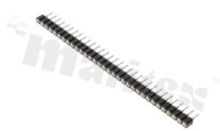 SIP Socket; in pitch 2.54mm; 1x32-pins; precise