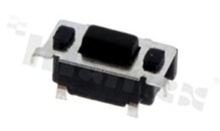 Przełącznik Tact Switch; SMD; wymiary korpusu 3.0x6.0; h=3.5mm; kątowy; o sile nacisku 160gf