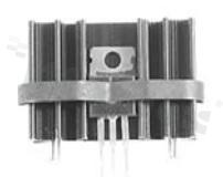 Heatsink; TO-220; TO-218; TO-247; 12.50x34.50x50.00mm; black; anodized aluminium; RoHS.