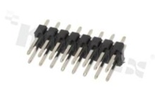 Pin Header; pitch 2.54mm; 2x8 pins; assembly: THT; male; straight; double row