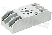 Socket for relay R15; 8 PIN; 10A; mounting: panel; 10A/250VAC
