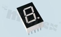 Wyświetlacz 7-segmentowy NEPS-5611AW-G, SMD, biały, 1-cyfra, 0.56" (14.22mm), jasność typ. 30 mcd/10 mA, X: 0.27 Y: 0.25, wspólna anoda, szare tło, biały segment, statyczny