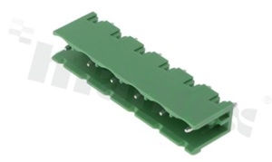 Listwa zaciskowa rozłączalna; w rastrze 7.50mm; 6-torowa; męska; pionowa; otwarta; UL 300V/15A; TUV:400V/20A