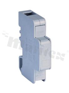 Modułowy blok rozdzielczy na szyne DIN;szary; jednobiegunowy;35mm2/6x6mm2 ;500V ;60A