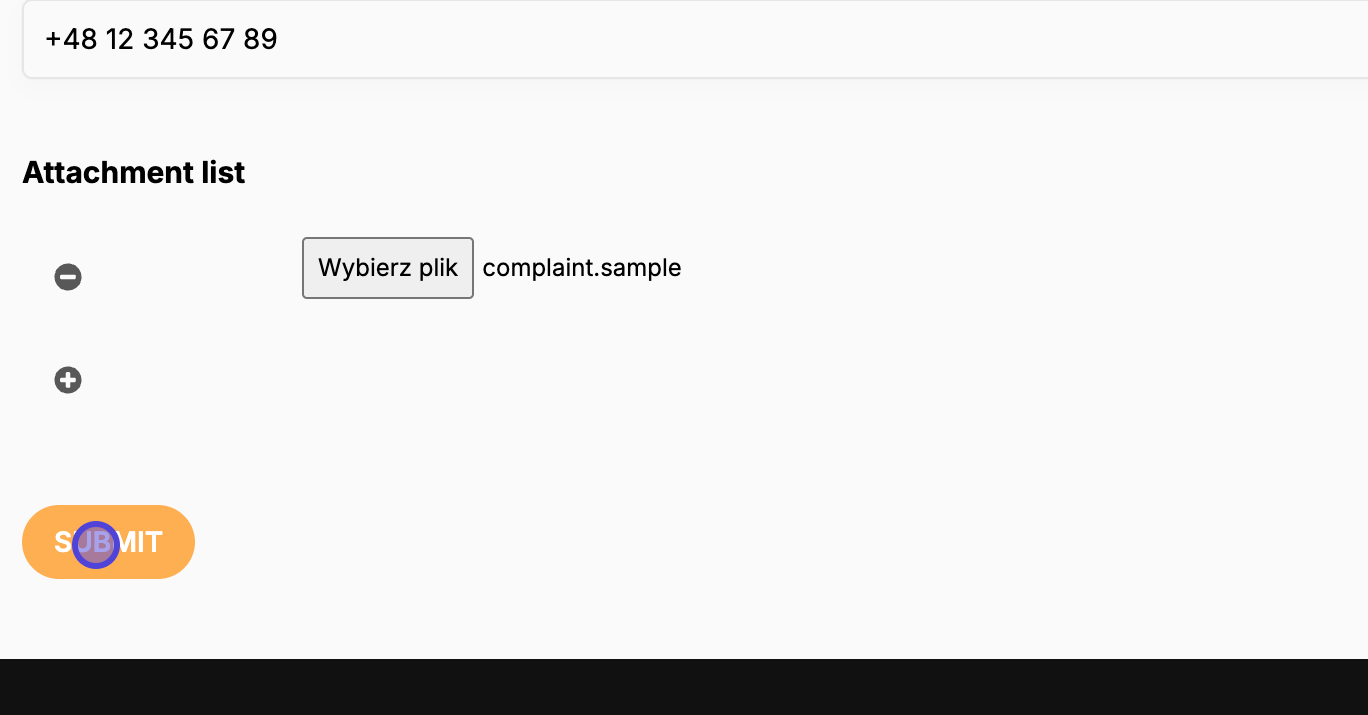 Wyślij zgłoszenie