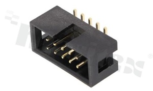 Złącze do PCB; w rastrze 2.54mm; 10-stykowe; montaż: SMD; męskie; proste