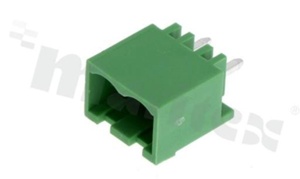 Listwa zaciskowa rozłączalna; w rastrze 5.08mm; 2-torowa; męska; pionowa; zabudowana; UL 300V/15A; TUV:320V/20A