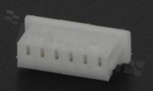 Korpus złącza kablowego; w rastrze 1.25mm; 6-stykowego; żeńskie; na przewód AWG#28-32; 125V/1A