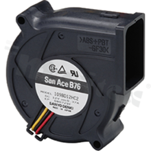 Blower; DC; 24VDC; 76x75x30mm; 0.31m3/min; 37.0dB.