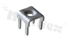 Screw terminal; M4, THT without nut