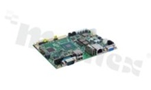 Bezwentylatorowy komputer jednopłytowy 3.5''; IntelCeleron N2807 1.58GHz; RAM+8GB; 4xCOM; 4xUSB; 1xLAN; VGA; LVDS; HDMI; DIO; Audio; SATA-300; PCIe; SIMslot; SMbus; temp. pracy: -20+70C; zasilanie 12V DC