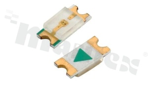 LED; OSMARO51206E1N; SMD; obudowa 1206; reverse mount; pomarańczowa; 600-610 nm; 60-70/10mA; typ. 2.8V; soczewka water clear; 140 stopni; 3.2x1.6x0.8mm