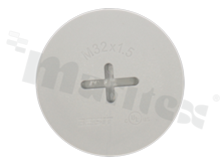 Korek wentylacyjny M32; nylonowy;IP68; O-ring;odporny na UV(F1); szary