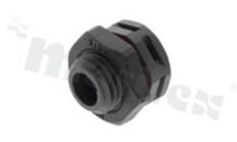Wentyl wodoszczelny z gwintem M12*1.5; przepuszczalność powietrza 3000ml/min; temp. pracy -40 do 125 st. C; czarny; z nakrętką; IP68; IP69k