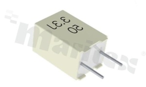 Kondensator poliestrowy; 4.7nF; 400V; 5%; p=5mm; 7.2x2.5x6.5mm; -55+105st.C