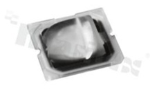 Soczewka do diod LED high power; kąt rozsyłu: asymetryczny ; ilość diod: 1; rozmiar: 25x25mm; wysokość: 8.1mm; rodzaj materiału: PMMA; sposób mocowania: taśma; kołek; śruby