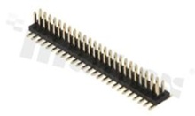 Pin Header; pitch 1.27mm; 2x25 pins; assembly: SMD; male; straight; double row pick&place pod