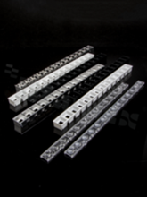 Odbłyśnik for LED; Number of LEDs: 14; Dimensions: 280x21mm; Height: 13.3mm; meterial: PC; Fastening: pin; screw; snaps