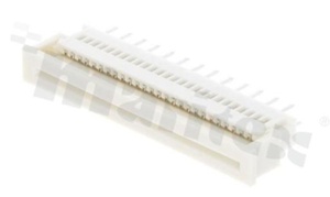 Złącze ZIF do PCB; w rastrze 1.25mm; 26-stykowe; montaż: SMD; pionowe