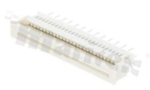 Złącze ZIF do PCB; w rastrze 1.25mm; 26-stykowe; montaż: SMD; pionowe