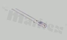 Dioda LED sygnalizacyjna; THT; 3mm oval; żółta; 585-592nm; 1200mcd/20mA; 1.8-2.4V; water clear; 115 stopni