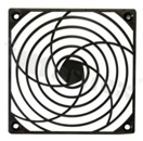 Fan filter; 119.7x119.7mm; plastic.