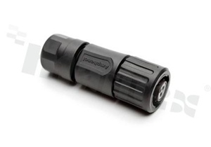 Amphenol Aquarius plug; 3pins; straight; female insert; 7A; shell size 8; contact size: 20; NBR seal; IP68/69k