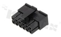 Korpus złącza kablowego; w rastrze 3.00mm; 12-stykowego [2x6]; żeńskie; dwurzędowe; na przewód AWG#20-24; 250V/5A