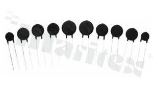 NTC Type CL-120 - ICL 10 Ohm, 1.7A Max Steady State Current, straight leads