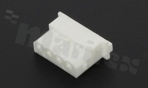 Crimp terminal housing; pitch 2.50mm; 4-contacts; female; applicable wire AWG#22-28; 250V/3A